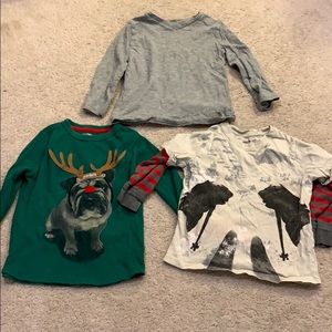 Set of three sides for years babyGap T-shirts